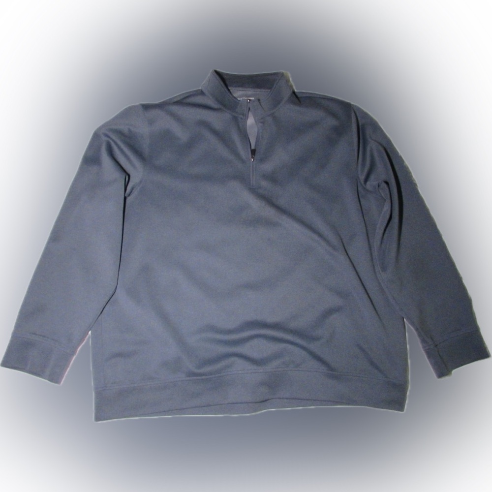 XXL Gray Hickey Freeman quarter zip pullover.